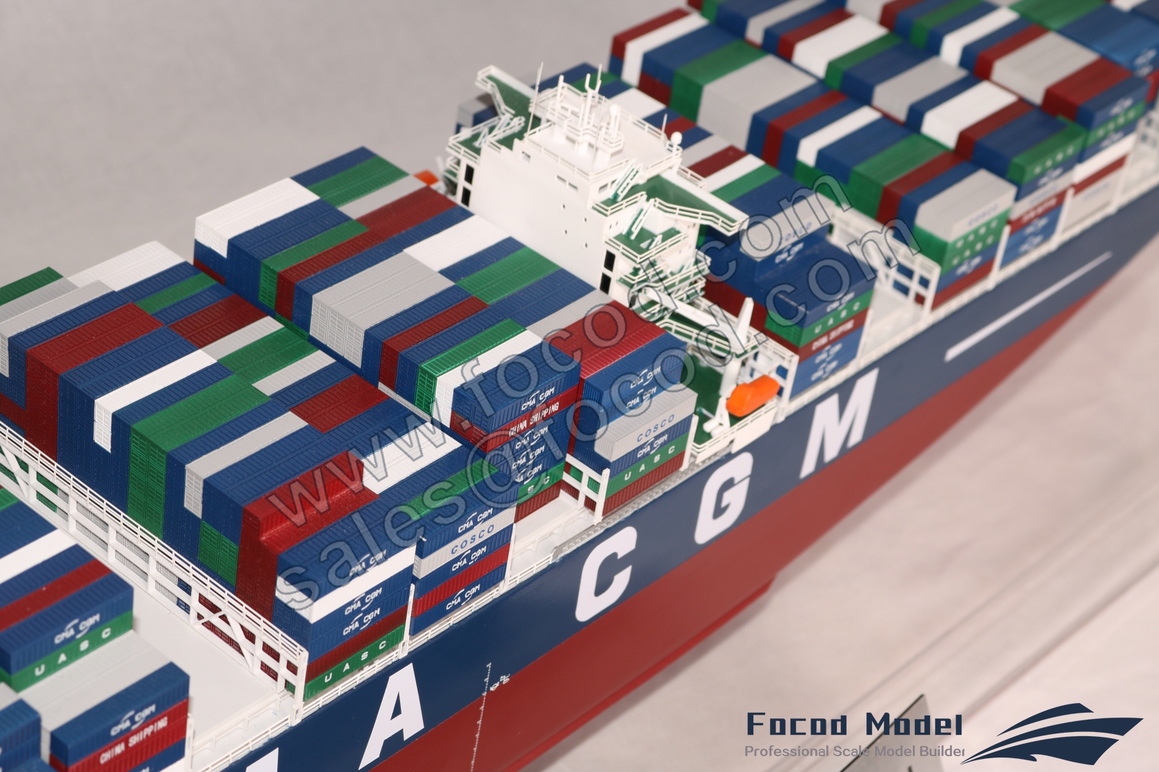 CMA CGM 396米集装箱船“马可波罗”号定制模型